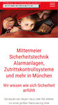 Mobile Screenshot of mittermeier-alarm.de