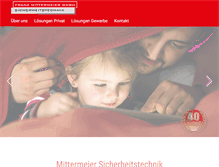 Tablet Screenshot of mittermeier-alarm.de